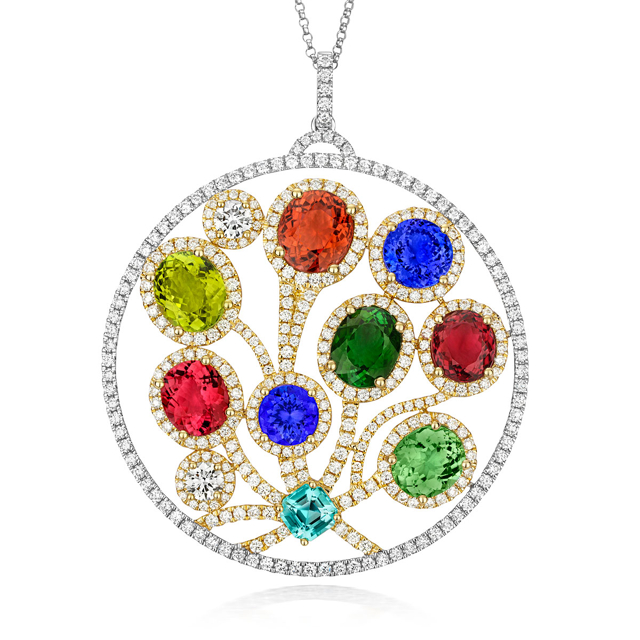 Tapestry In Jewels Pendant